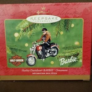 Harley Davidson BARBIE figurine/ornament